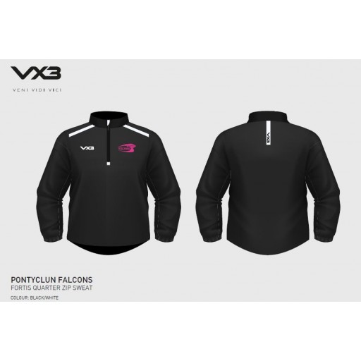 Falcons Fortis half zip sweat